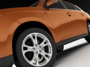 mitsubishi outlander 2013 3D-Modell