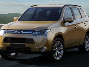 mitsubishi outlander 2013 3D-Modell