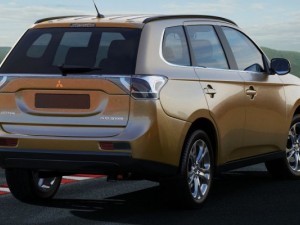 mitsubishi outlander 2013 3D-Modell