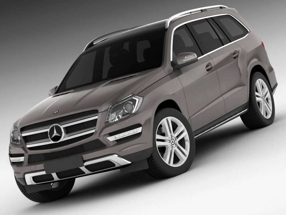 mercedes gl 2013 3D Model .c4d .max .obj .3ds .fbx .stl .blend 