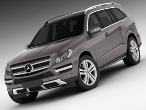 mercedes gl 2013 3D Model