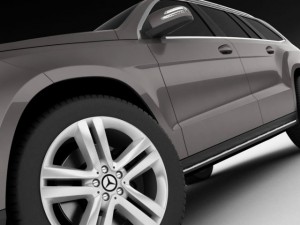 mercedes gl 2013 3D Model