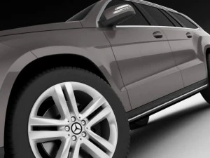 mercedes gl 2013 3D Model