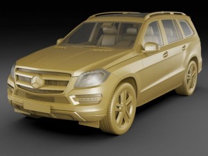 mercedes gl 2013 3D Model