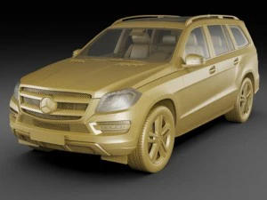 mercedes gl 2013 3D Model