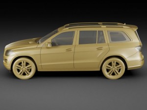 mercedes gl 2013 3D Model