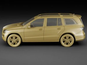 mercedes gl 2013 3D Model