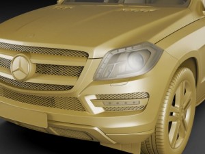 mercedes gl 2013 3D Model