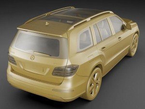 mercedes gl 2013 3D Model
