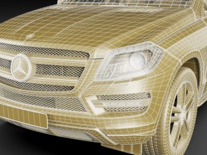 mercedes gl 2013 3D Model