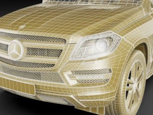 mercedes gl 2013 3D Model