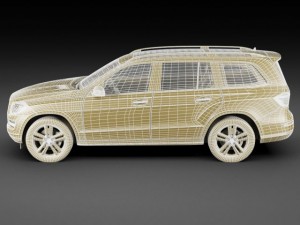 mercedes gl 2013 3D Model