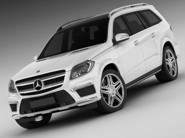 mercedes gl amg 2013 3Dモデル .c4d .max .obj .3ds .fbx .stl .blend 