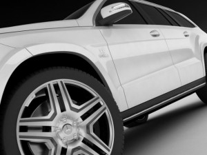 mercedes gl amg 2013 3Dモデル