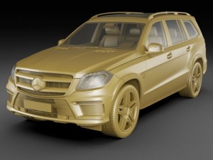 mercedes gl amg 2013 3Dモデル