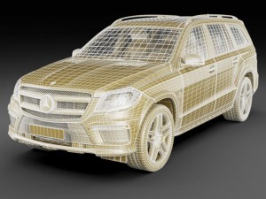 mercedes gl amg 2013 3Dモデル