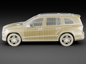mercedes gl amg 2013 3Dモデル