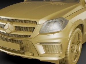 mercedes gl amg 2013 3Dモデル