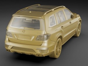 mercedes gl amg 2013 3Dモデル