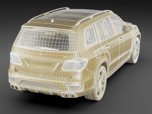 mercedes gl amg 2013 3Dモデル