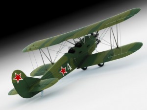 polikarpov po2 soviet biplane 3D Модель