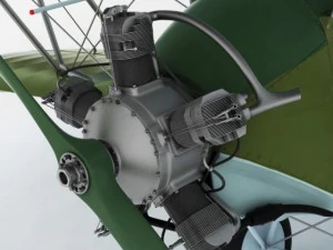 polikarpov po2 soviet biplane 3D Model