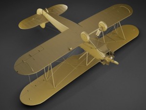 polikarpov po2 soviet biplane 3D Модель