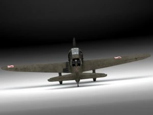 pzl 23 karas light bomber 3D Model