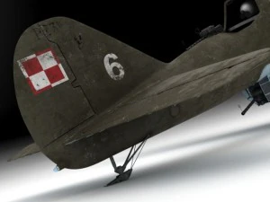 pzl 23 karas light bomber 3D Model