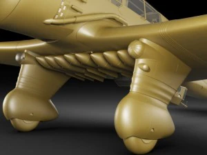 pzl 23 karas light bomber 3D Model