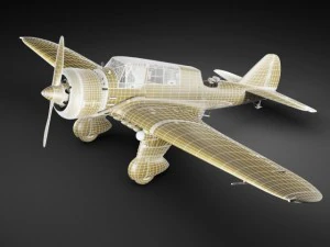 pzl 23 karas light bomber 3D Model