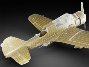 pzl 23 karas light bomber 3D Model