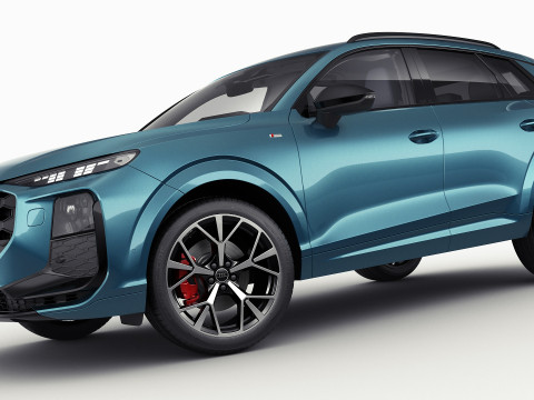 Audi Q3 S-line 2026 Model 3D