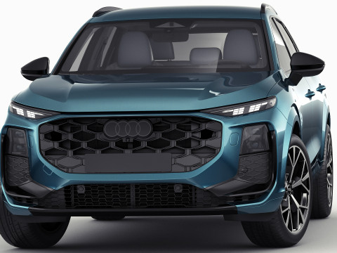 Audi Q3 S-line 2026 Model 3D