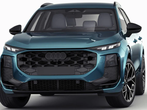 Audi Q3 S-line 2026 3D Model
