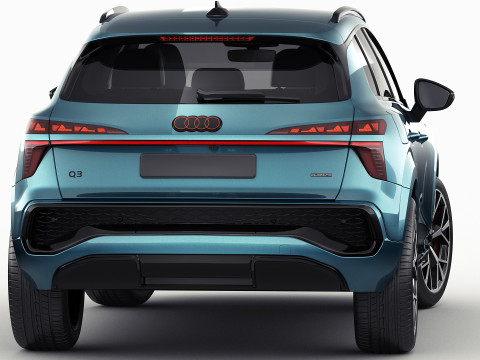 Audi Q3 S-line 2026 Model 3D