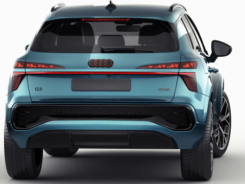 Audi Q3 S-line 2026 3D Model
