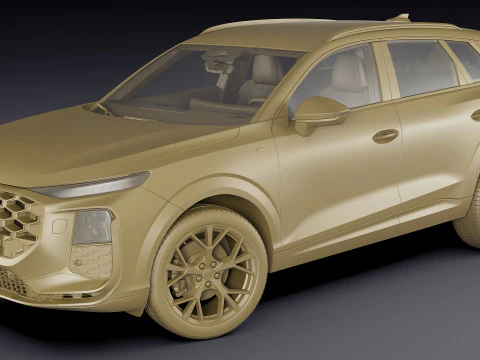 Audi Q3 S-line 2026 3D Model