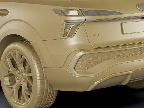 Audi Q3 S-line 2026 Model 3D