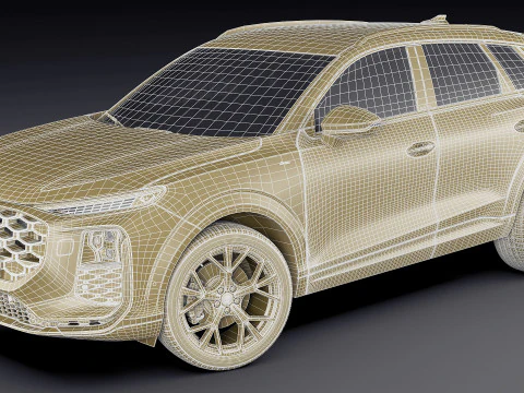 Audi Q3 S-line 2026 3D Model