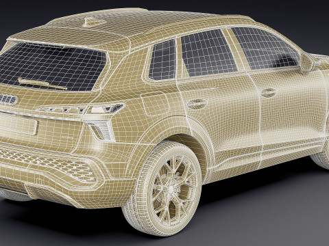 Audi Q3 S-line 2026 Model 3D