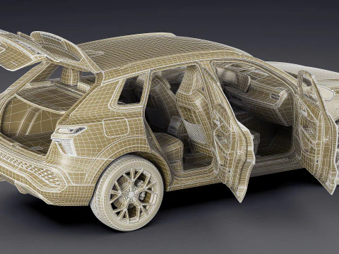 Audi Q3 S-line 2026 3D Model
