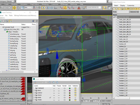 Audi Q3 S-line 2026 3D Model