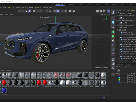 Audi Q3 S-line 2026 Model 3D