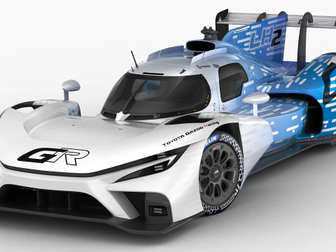 Toyota TR LH2 Racing Prototype WEC 3D Model