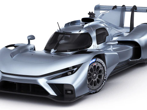 Toyota TR LH2 Racing Prototype WEC 3D Model