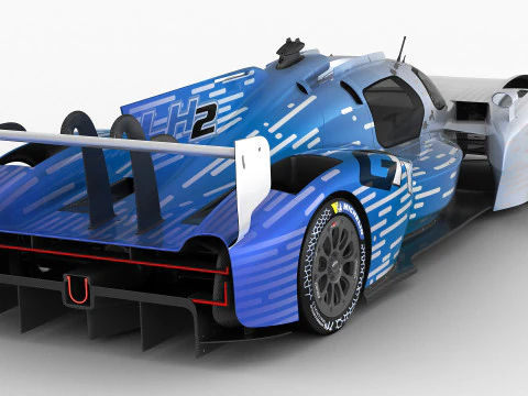 Toyota TR LH2 Racing Prototype WEC 3D Model