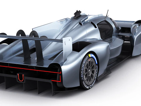 Toyota TR LH2 Racing Prototype WEC 3D Model