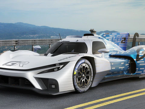 Toyota TR LH2 Racing Prototype WEC 3D Model