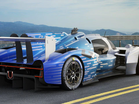 Toyota TR LH2 Racing Prototype WEC 3D Model
